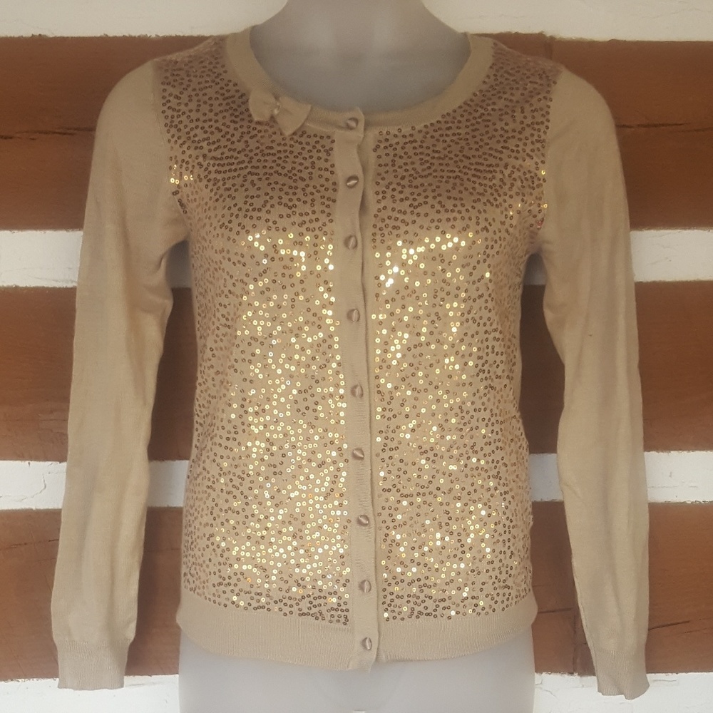 New Matilda size l button down embellished blouse